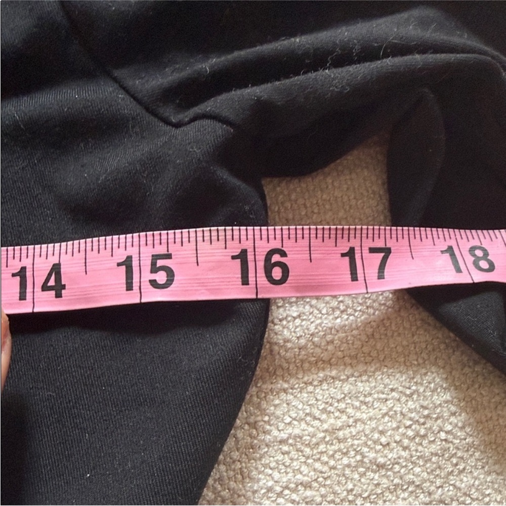 Susana Monaco Black Long Sleeve Square Neck Bodysuit with Mesh - Picture 3 of 7